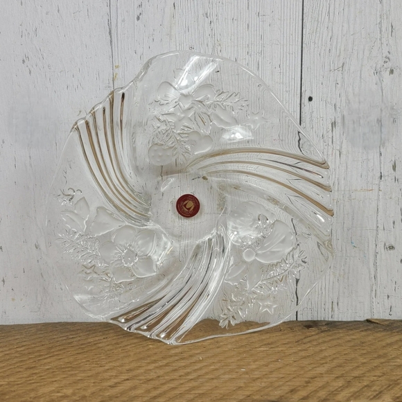 Walther Glas German Vintage Floral Service Bowl - Picture 4 of 10